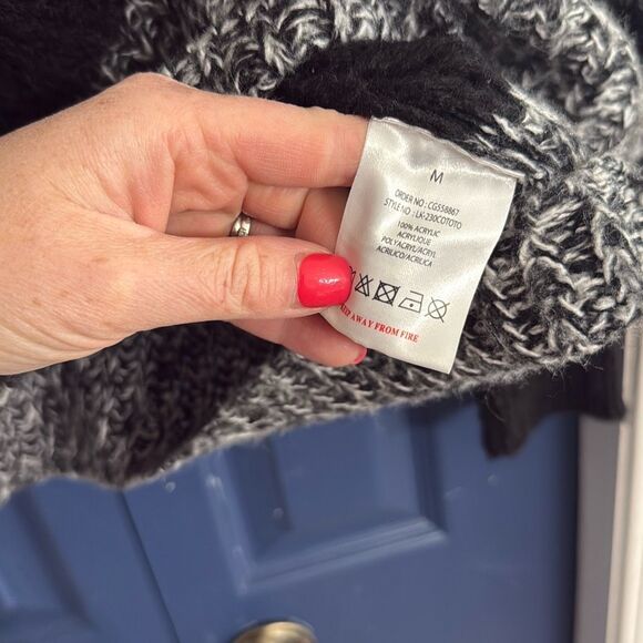 Brave Soul Striped Roll Neck Chunky Sweater Size M - Picture 4 of 6